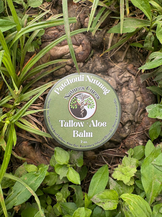 Tallow+Aloe Balm-Patchouli Nutmeg
