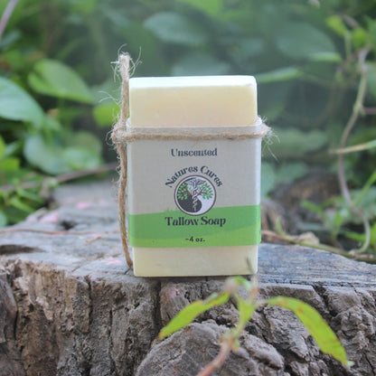 Nature's Cures Tallow Soap Bar Unscented