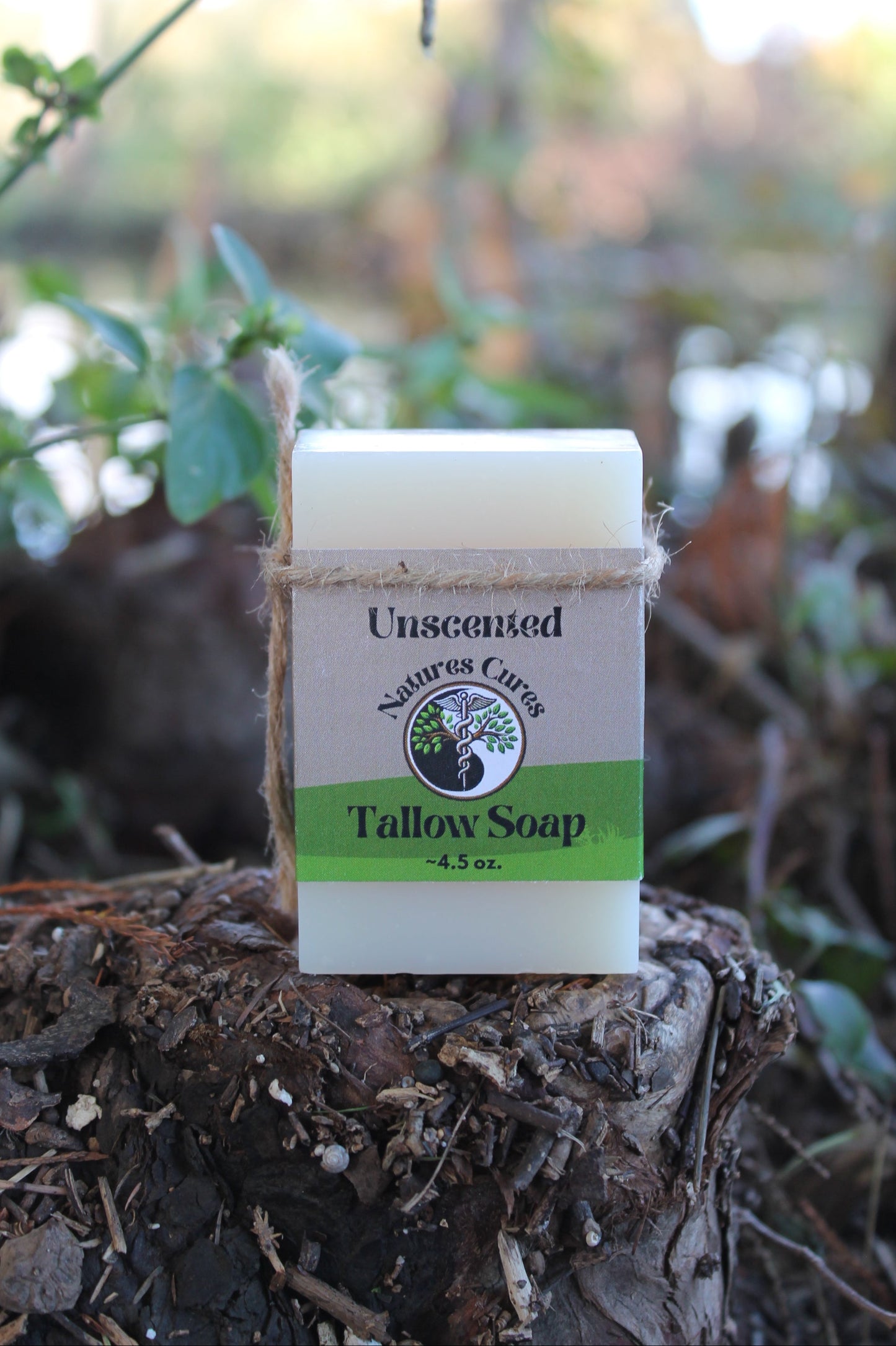 Nature's Cures Tallow Soap Bar Unscented