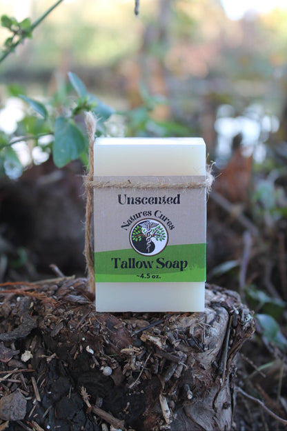 Nature's Cures Tallow Soap Bar Unscented