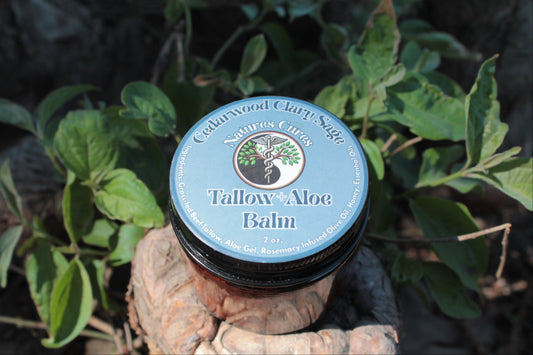 Tallow+Aloe Balm - Cedarwood Clary Sage