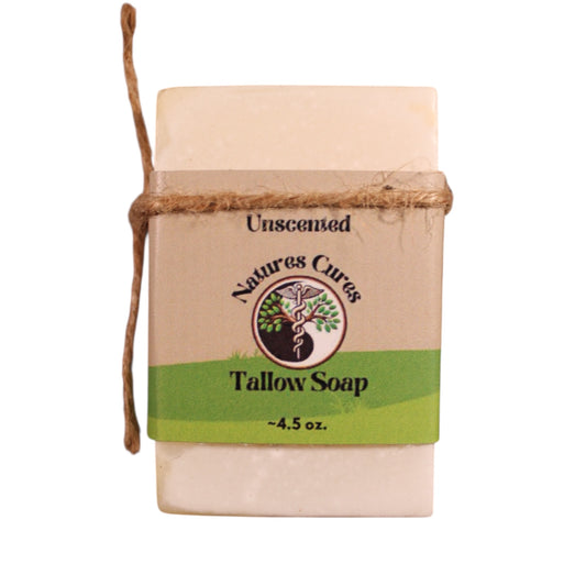 Nature's Cures Tallow Soap Bar Unscented