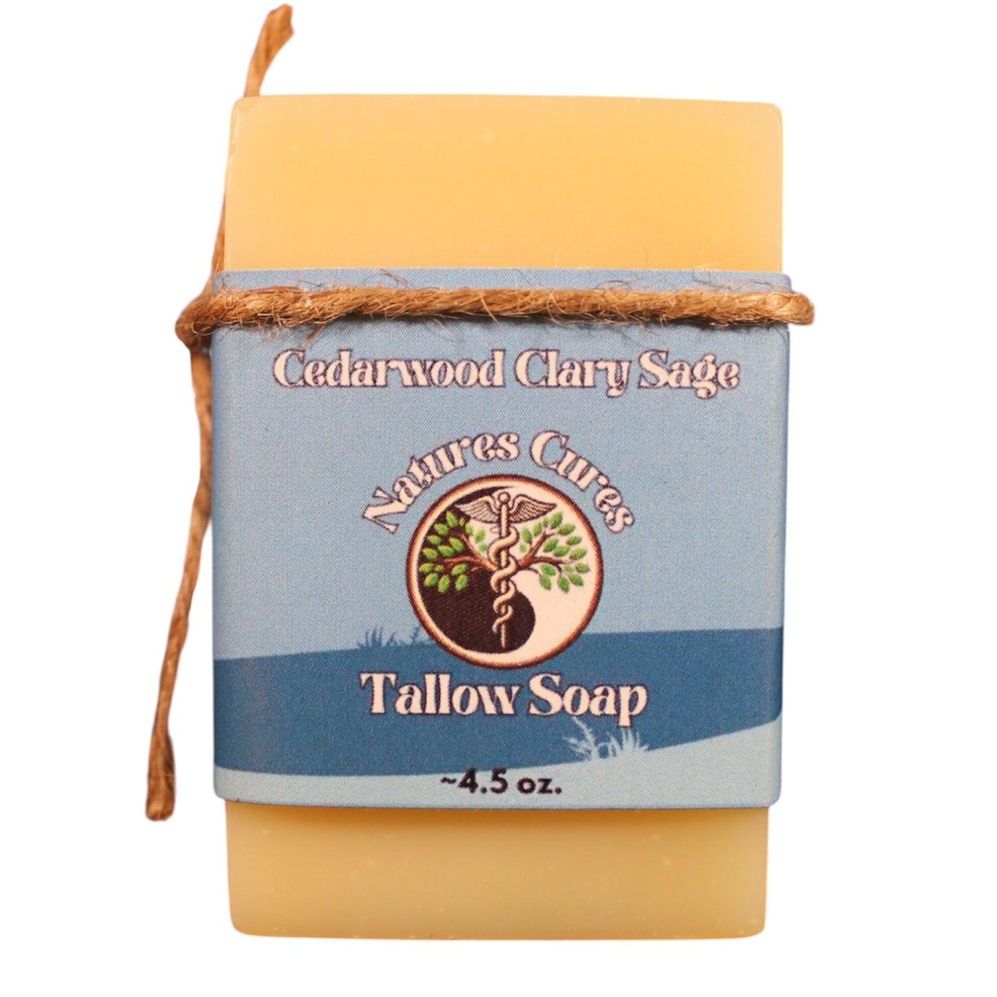 Cedarwood Clary Sage Tallow Soap Bar