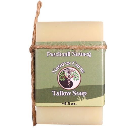 Patchouli Nutmeg Tallow Soap Bar